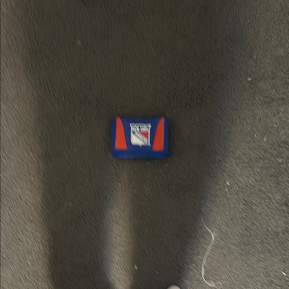 Blue and Red Wallet with Logo